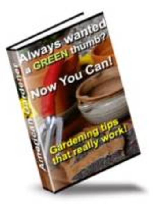 Product picture American Gardener Ebook