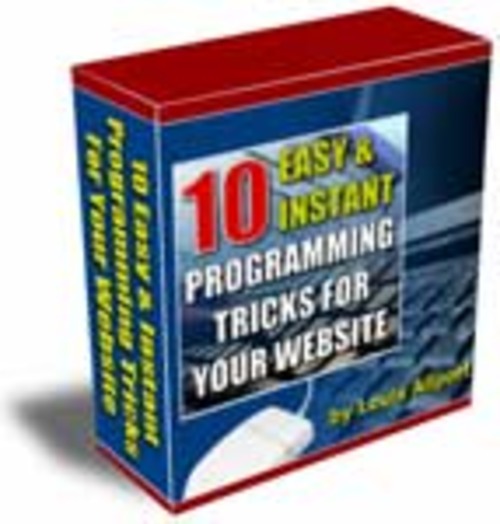 Product picture Instant Programming Tricks for Your Website Video Series