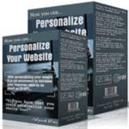 Product picture Personalize Your Web Site